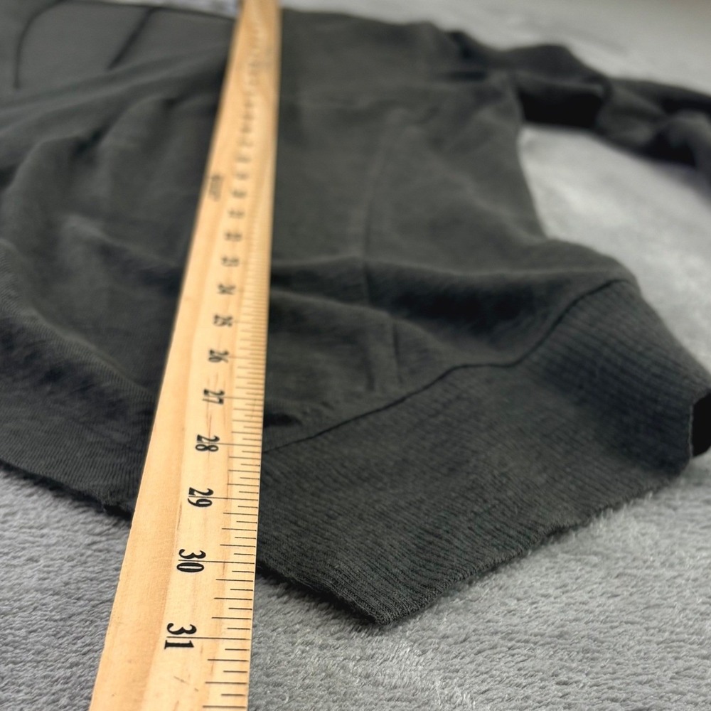 Eileen Fisher‎ S Grey 100% Linen Open Front Cardigan Draped Lagenlook Sweater - Picture 8 of 8